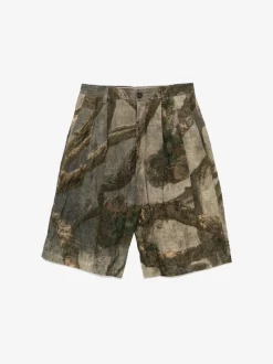 Shorts>ZIGGY CHEN Digital Print Shorts