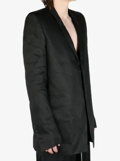 Jackets & Coats>RICK OWENS Dirt Tailored LS Jacket