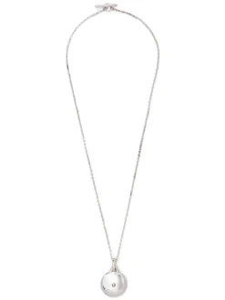 Jewelry | Jewelry>PARTS OF FOUR Disk Necklace (0.2 CT, Tiny Faceted Diamond Slab, 35mm, PA+FCDIA)