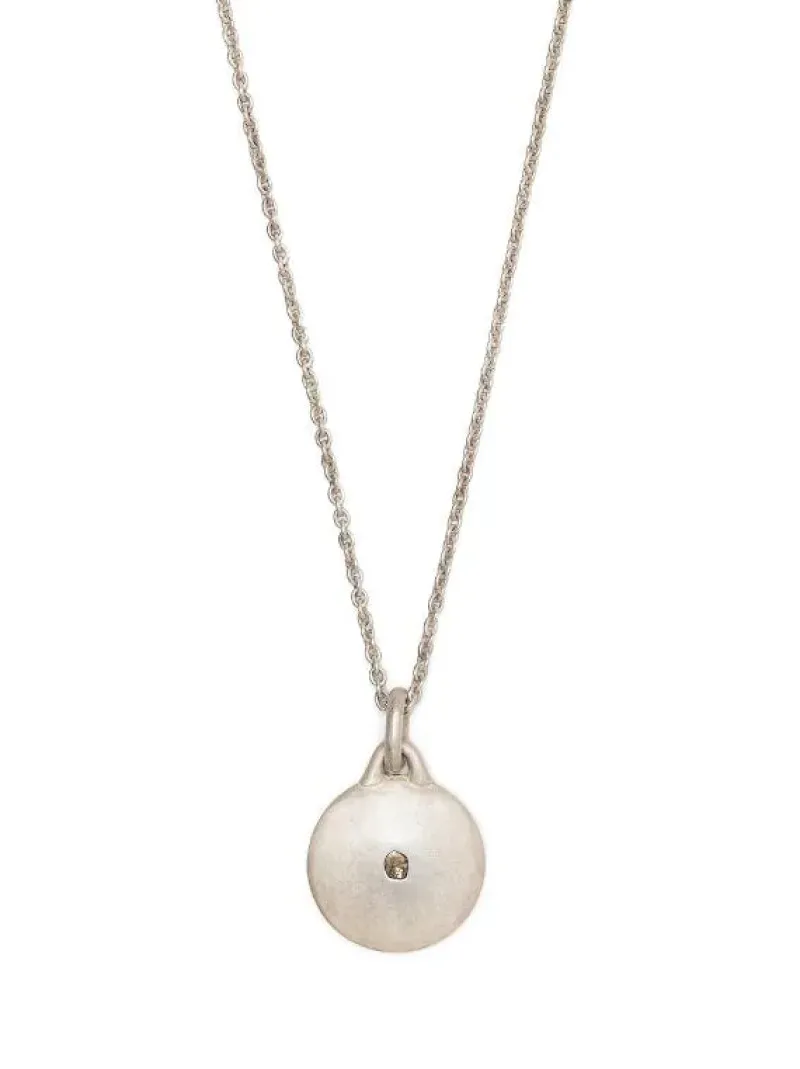 Jewelry | Jewelry>PARTS OF FOUR Disk Necklace (0.2 CT, Tiny Faceted Diamond Slab, 35mm, DA+FCDIA)