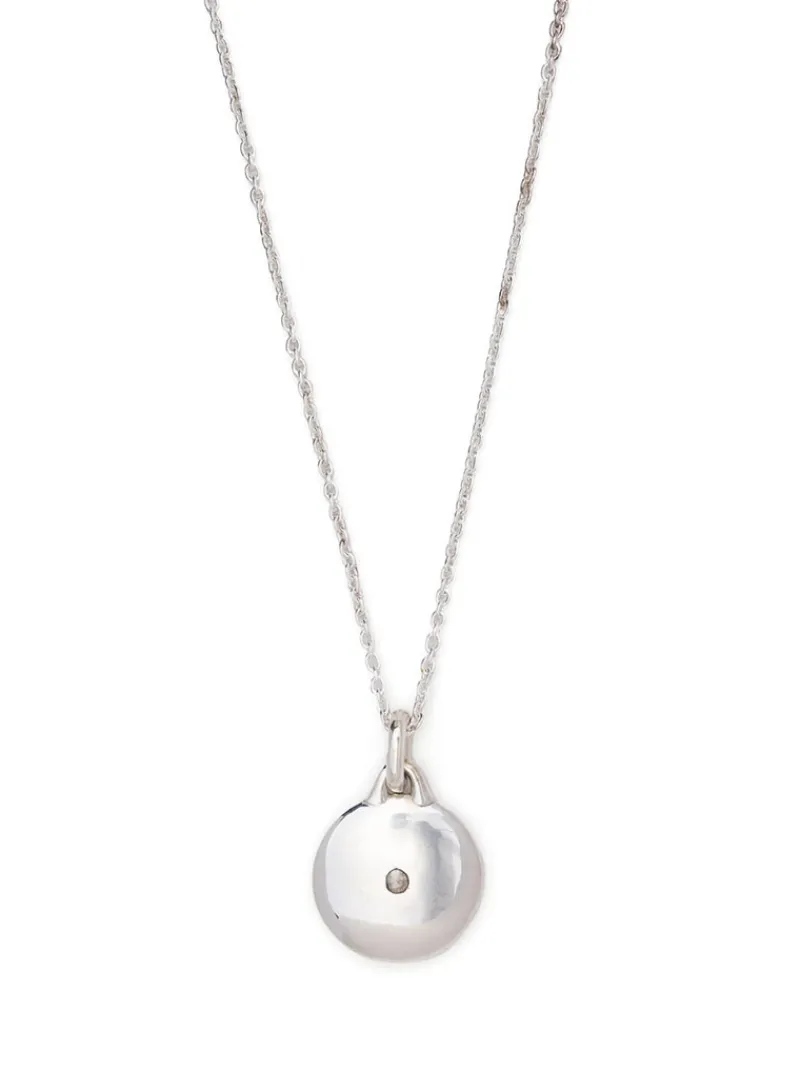 Jewelry | Jewelry>PARTS OF FOUR Disk Necklace (0.2 CT, Tiny Faceted Diamond Slab, 35mm, PA+FCDIA)