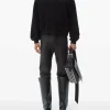 Sweats & Hoodies | Sweats & Hoodies>ALEXANDER WANG Distressed Logo Hoodie