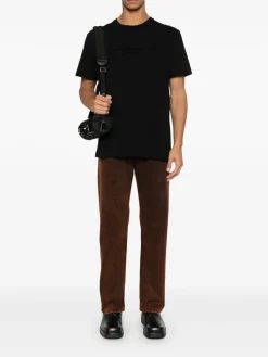 T-shirts | T-shirts>ALEXANDER WANG Distressed Logo Short Sleeve Tee