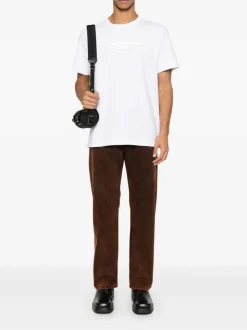 T-shirts | T-shirts>ALEXANDER WANG Distressed Logo Short Sleeve Tee