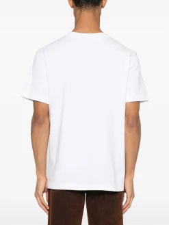 T-shirts | T-shirts>ALEXANDER WANG Distressed Logo Short Sleeve Tee