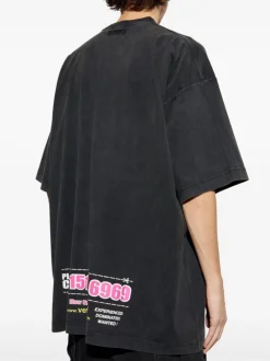 T-shirts | T-shirts>VETEMENTS Dominatrix Hotline Oversized T-shirt