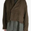 Jackets & Coats>ZIGGY CHEN Double Breasted Cropped Jacket