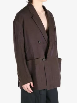 Jackets & Coats>ZIGGY CHEN Double Breasted Long Jacket