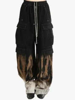 Jeans>RICK OWENS DRKSHDW Double Cargo Jumbo Belas Pantaloni In Denim