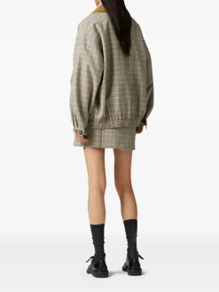 Jackets & Coats>MIU MIU Double Check Jacket