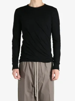 T-shirts>RICK OWENS Double LS Tee