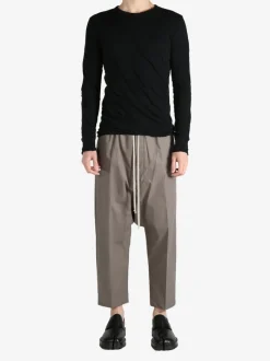T-shirts>RICK OWENS Double LS Tee