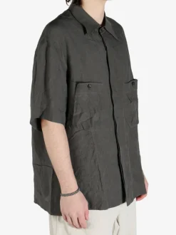 Shirts>ZIGGY CHEN Double Pocket Short Sleeve Shirt