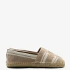 Flats>TORY BURCH Double T Jacquard Espadrille