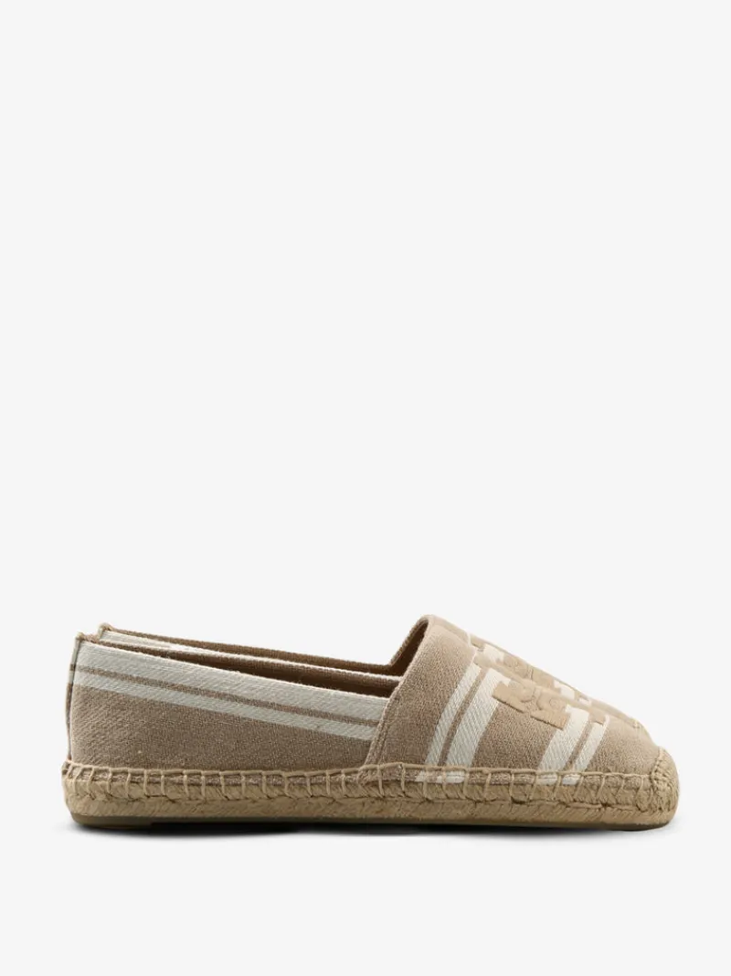 Flats>TORY BURCH Double T Jacquard Espadrille