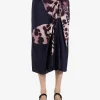 Skirts>DRIES VAN NOTEN Draped Flared Skirt