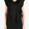 Tops>YOHJI YAMAMOTO Draped French Sleeves Top