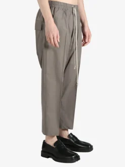 Pants>RICK OWENS Drawstring Cropped Pantaloni