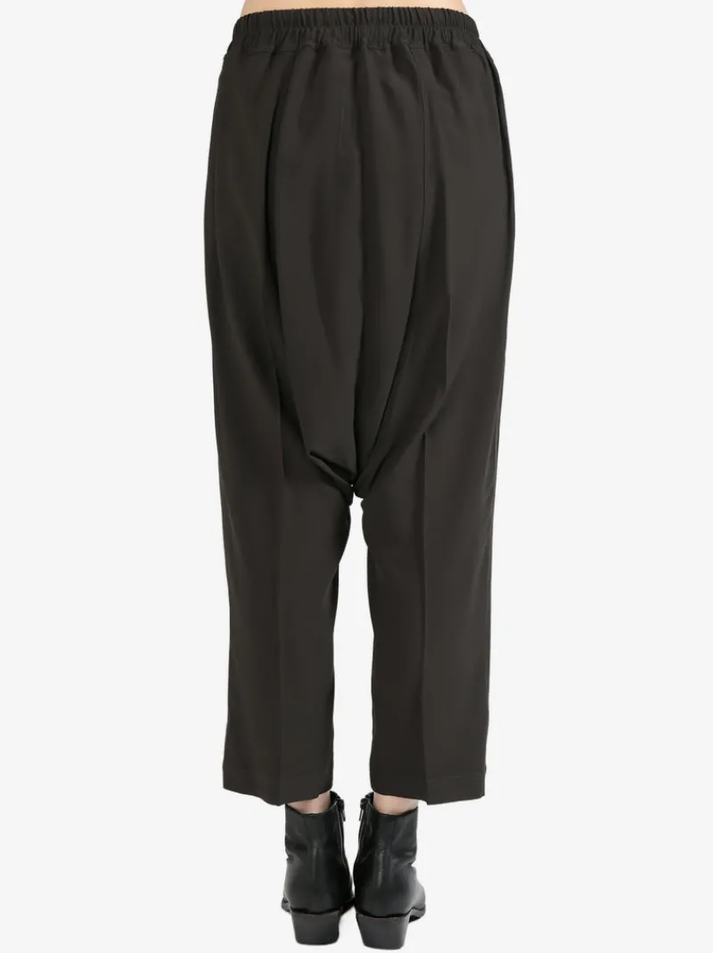 Pants>RICK OWENS Drawstring Cropped Pants