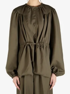 Jackets & Coats>DRIES VAN NOTEN Drawstring Jacket