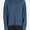 Sweats & Hoodies>THE ELDER STATESMAN Drop Needle Pocket Racing Crew Sweatshirt