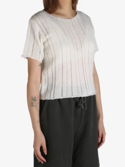 Tops>THE ELDER STATESMAN Drop Needle SS Tee