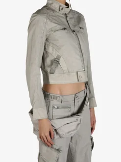 Jackets & Coats>HYEIN SEO Dyed Moto Jacket