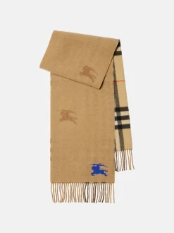 Scarves | Scarves>BURBERRY EKD Cashmere Reversible Scarf