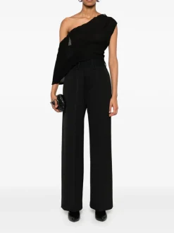 Pants>ALAINPAUL Elastic Waist Pant