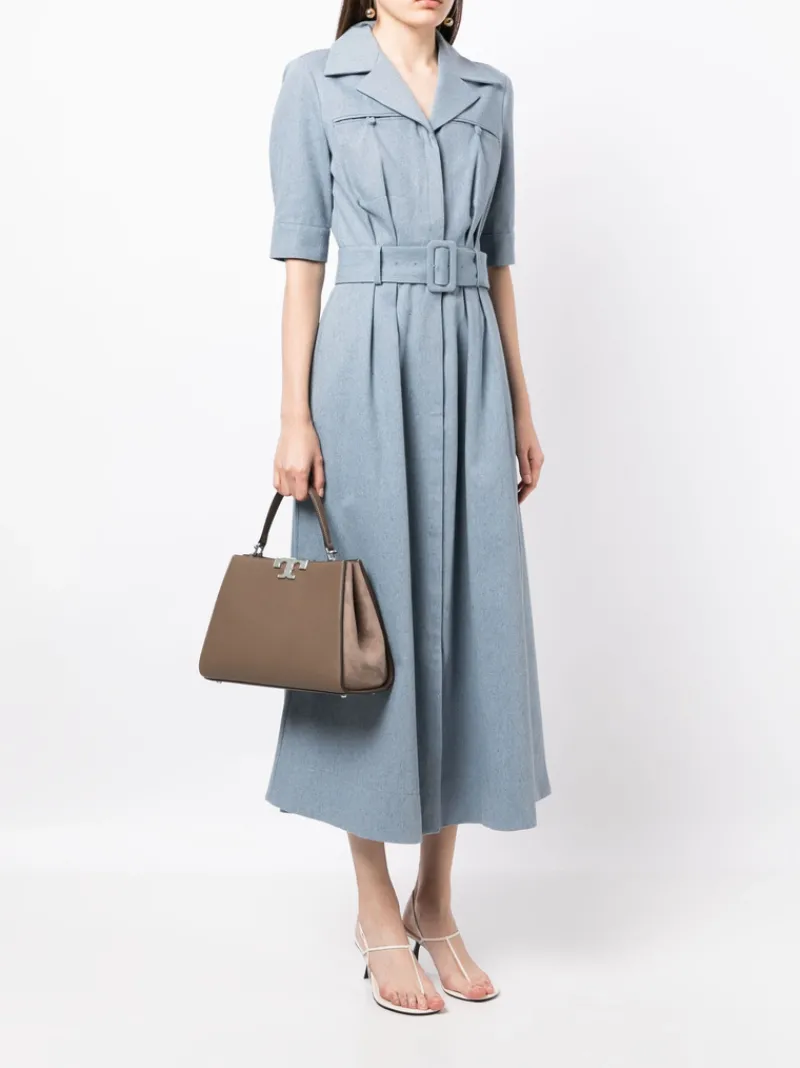 Bags>TORY BURCH Eleanor Leather Satchel Bag