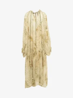 Dresses>YANGKEHAN Elegant Floral Maxi Dress