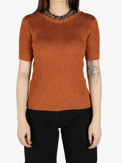 Tops>DRIES VAN NOTEN Embroidered Tee