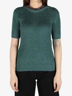 Tops>DRIES VAN NOTEN Embroidered Tee