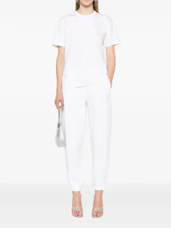T-shirts>alexanderwang.t Essential Jersey Puff Logo Short Sleeve Tee