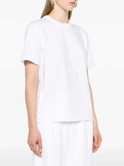 T-shirts>alexanderwang.t Essential Jersey Puff Logo Short Sleeve Tee