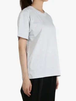 T-shirts>alexanderwang.t Essential SS Tee W/ Puff Logo & Bound Neck