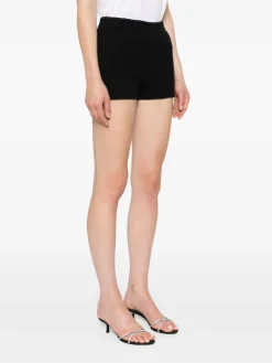 Shorts>alexanderwang.t Essential Terry Sweatshort With Puff Paint Logo