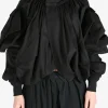 Tops>COMME DES GARCONS TAO Exaggerated Pleated Design Sleeveless Blouson