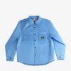 Jackets & Coats>STUSSY Fatigue Overshirt Nylon Jacket