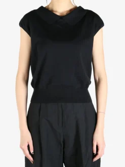 Tops>MARGARET HOWELL Fine Linen Collared Vest