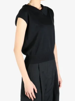 Tops>MARGARET HOWELL Fine Linen Collared Vest