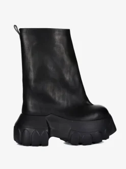 Boots>RICK OWENS Flared Mega Tractor Boots