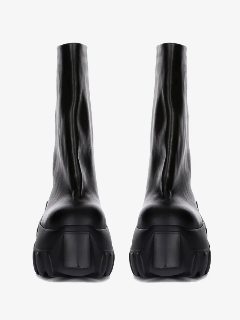 Boots>RICK OWENS Flared Mega Tractor Boots