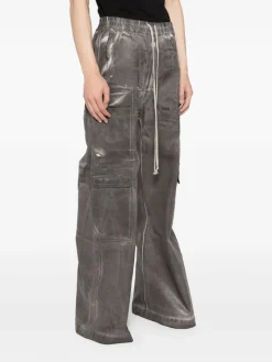 Pants>RICK OWENS DRKSHDW Foil Denim Double Cargo Jumbo Belas