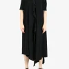Dresses>YOHJI YAMAMOTO Front Draped Dress