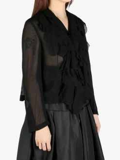 Shirts>COMME DES GARCONS COMME DES GARCONS Front Frill Shirts
