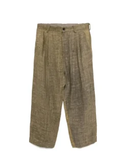 Pants>ZIGGY CHEN Front Pleat Trousers