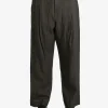 Pants>ZIGGY CHEN Front Pleats Tapered Trousers