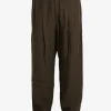 Pants>ZIGGY CHEN Front Pleats Wide Leg Trousers