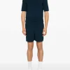 T-shirts>THOM BROWNE Full Needle Stitch SS Tennis Polo W/ RWB Stripe T-shirt